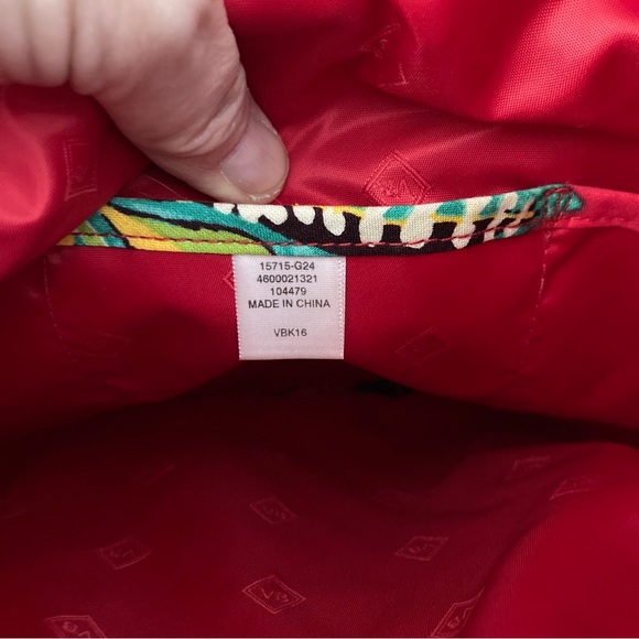 Vera Bradley Hadley Pink Floral Rumba Crossbody Triple Zip Hipster Bag - Picture 3 of 6